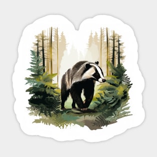 Badger Lover Sticker